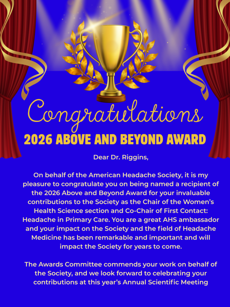 2026 Above and Beyond Award for your invaluable contributions